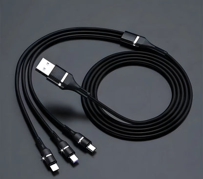 三合一USB線 新款多用途超级充电3A - YAmall